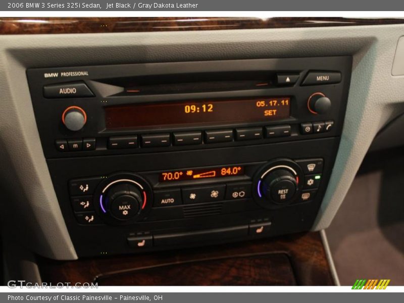 Jet Black / Gray Dakota Leather 2006 BMW 3 Series 325i Sedan