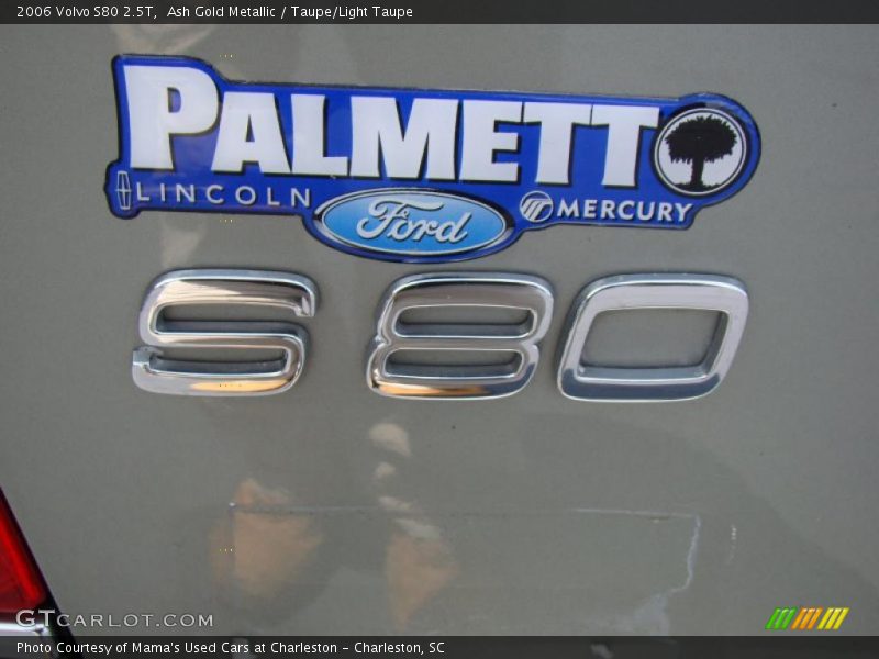 Ash Gold Metallic / Taupe/Light Taupe 2006 Volvo S80 2.5T
