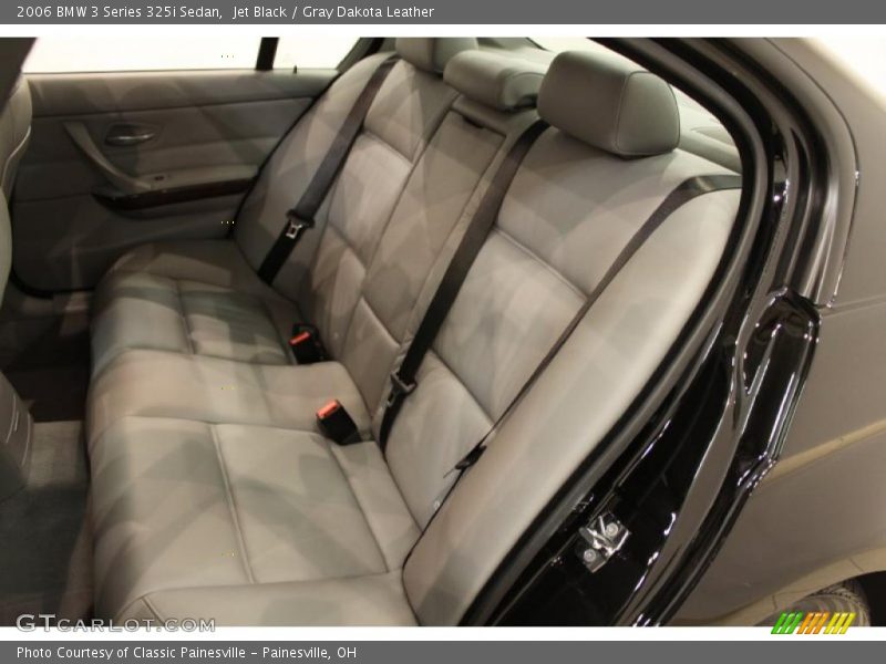 Jet Black / Gray Dakota Leather 2006 BMW 3 Series 325i Sedan