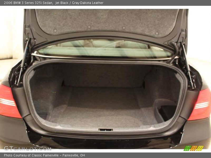 Jet Black / Gray Dakota Leather 2006 BMW 3 Series 325i Sedan