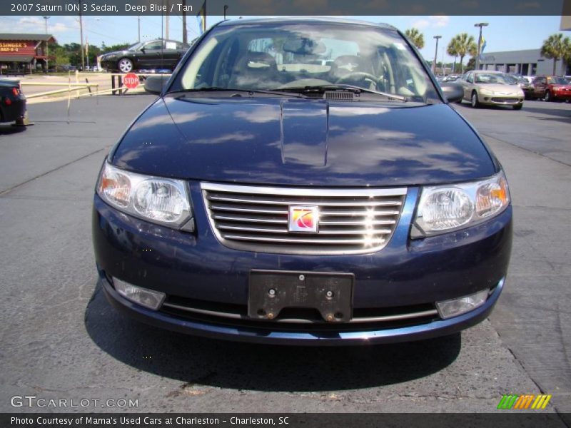 Deep Blue / Tan 2007 Saturn ION 3 Sedan