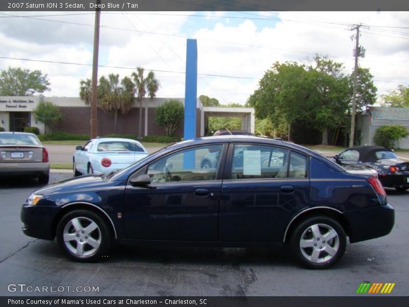 Deep Blue / Tan 2007 Saturn ION 3 Sedan
