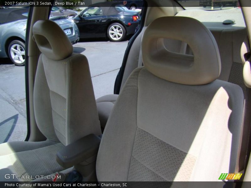 Deep Blue / Tan 2007 Saturn ION 3 Sedan
