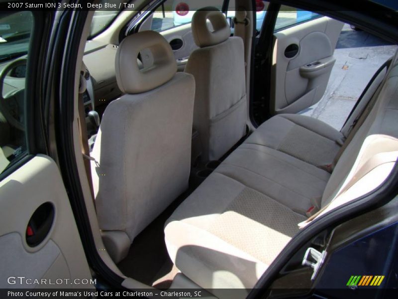Deep Blue / Tan 2007 Saturn ION 3 Sedan