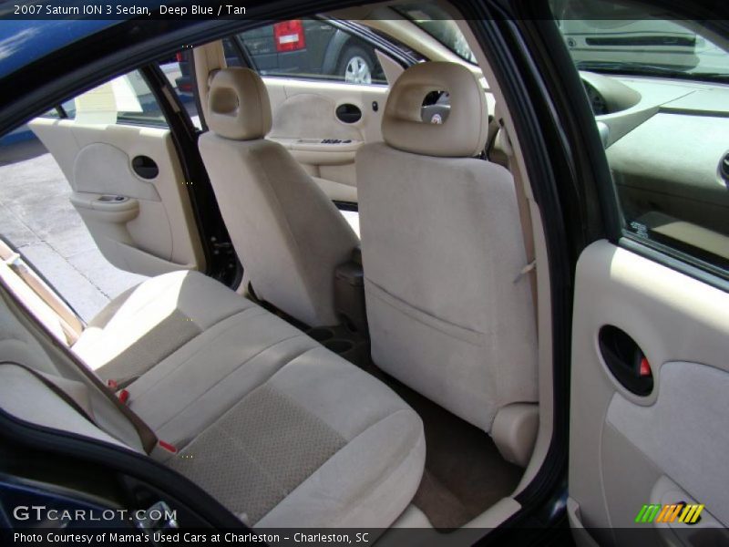 Deep Blue / Tan 2007 Saturn ION 3 Sedan
