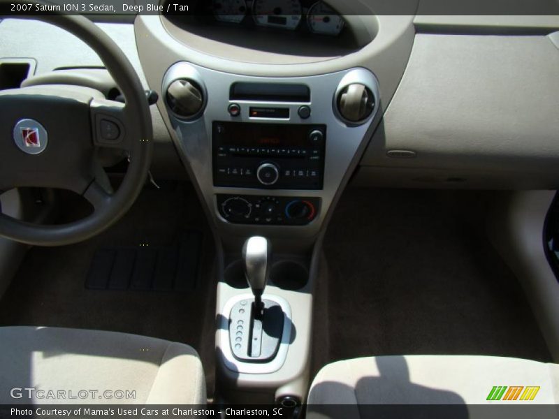 Deep Blue / Tan 2007 Saturn ION 3 Sedan