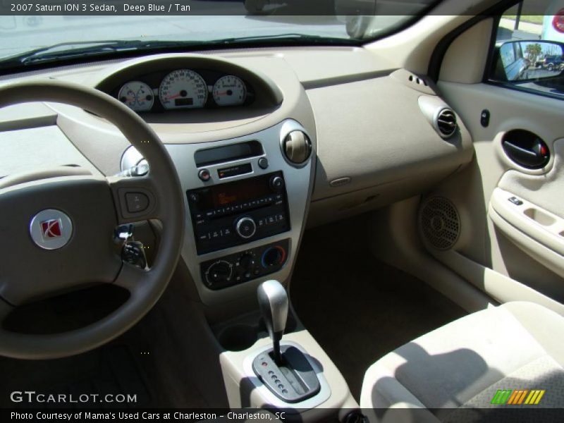 Deep Blue / Tan 2007 Saturn ION 3 Sedan