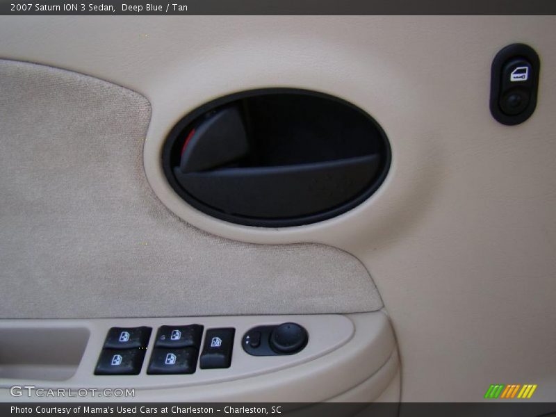Deep Blue / Tan 2007 Saturn ION 3 Sedan