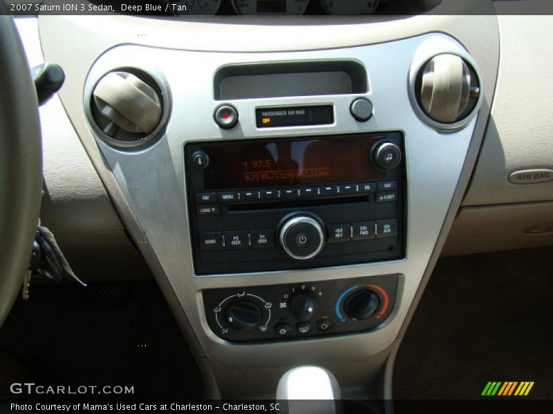 Deep Blue / Tan 2007 Saturn ION 3 Sedan