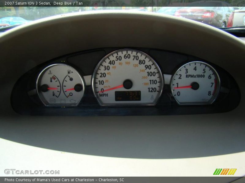 Deep Blue / Tan 2007 Saturn ION 3 Sedan
