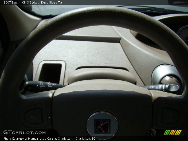 Deep Blue / Tan 2007 Saturn ION 3 Sedan