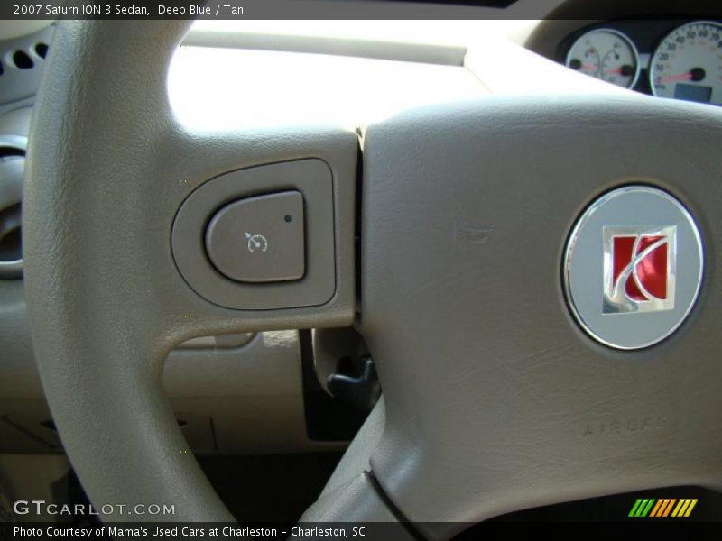 Deep Blue / Tan 2007 Saturn ION 3 Sedan