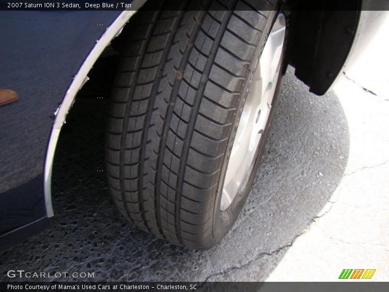 Deep Blue / Tan 2007 Saturn ION 3 Sedan
