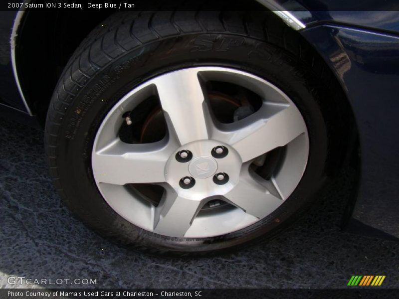 Deep Blue / Tan 2007 Saturn ION 3 Sedan
