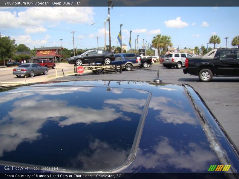 Deep Blue / Tan 2007 Saturn ION 3 Sedan