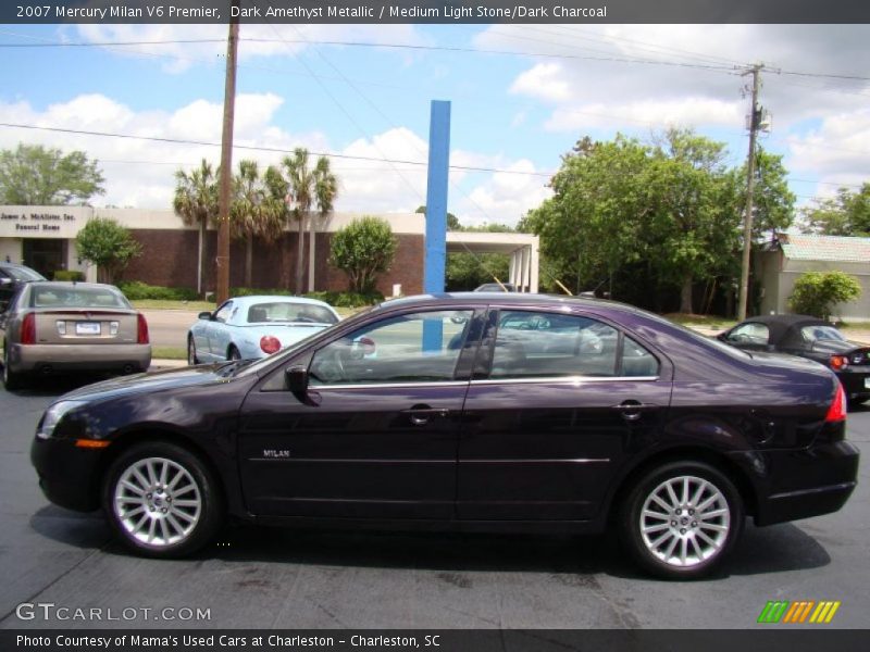 Dark Amethyst Metallic / Medium Light Stone/Dark Charcoal 2007 Mercury Milan V6 Premier
