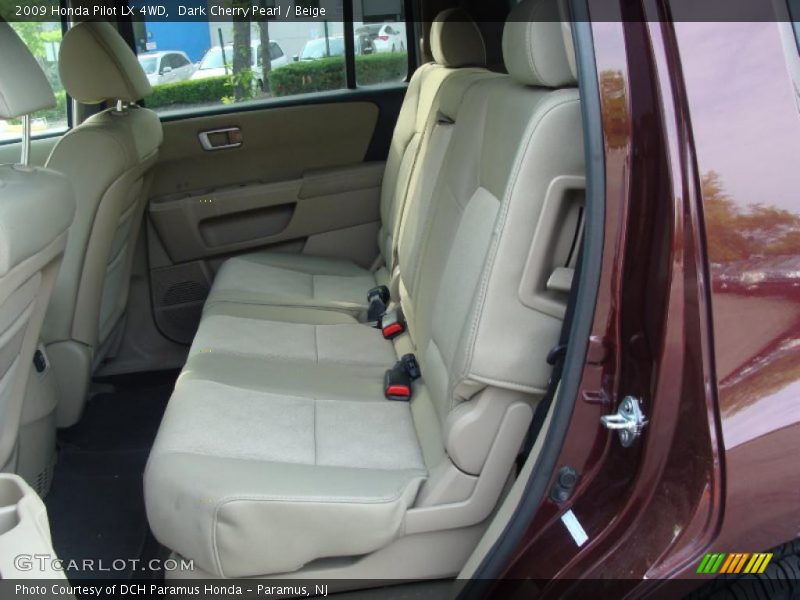Dark Cherry Pearl / Beige 2009 Honda Pilot LX 4WD