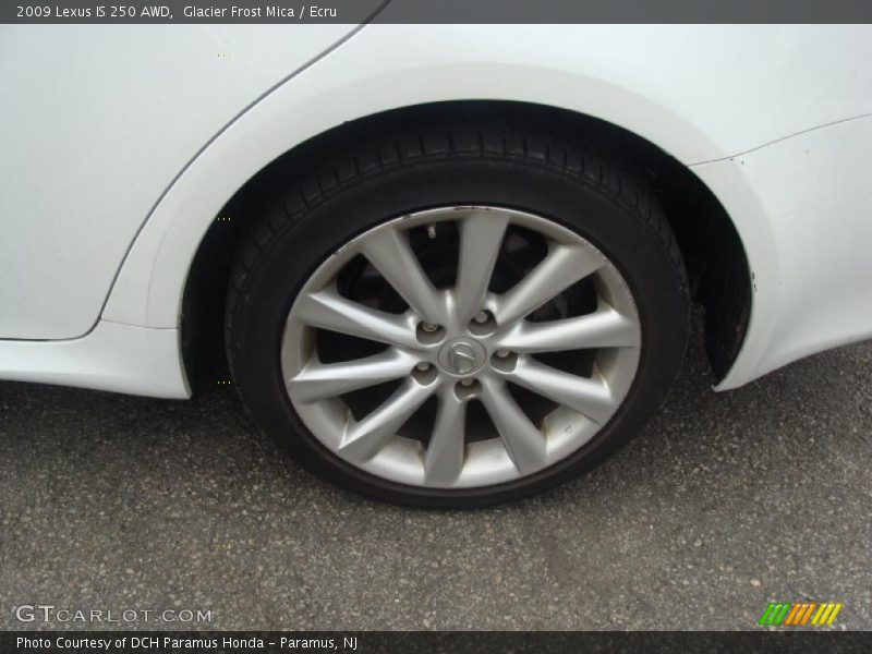 Glacier Frost Mica / Ecru 2009 Lexus IS 250 AWD