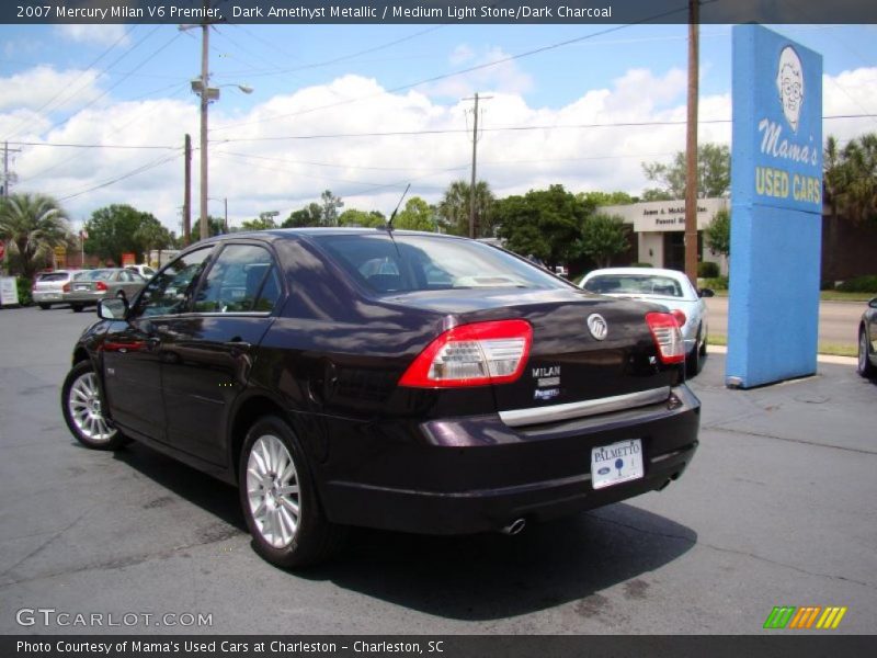 Dark Amethyst Metallic / Medium Light Stone/Dark Charcoal 2007 Mercury Milan V6 Premier