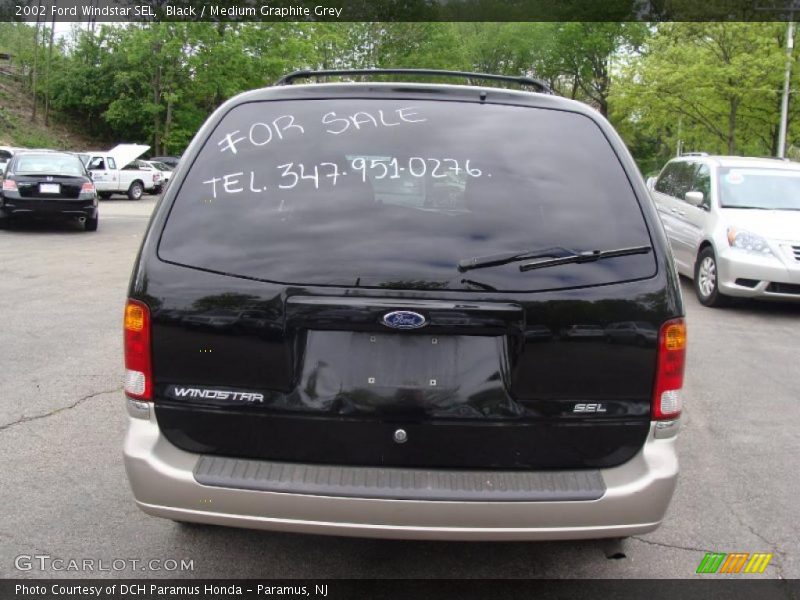 Black / Medium Graphite Grey 2002 Ford Windstar SEL