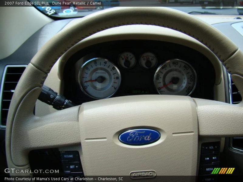 Dune Pearl Metallic / Camel 2007 Ford Edge SEL Plus