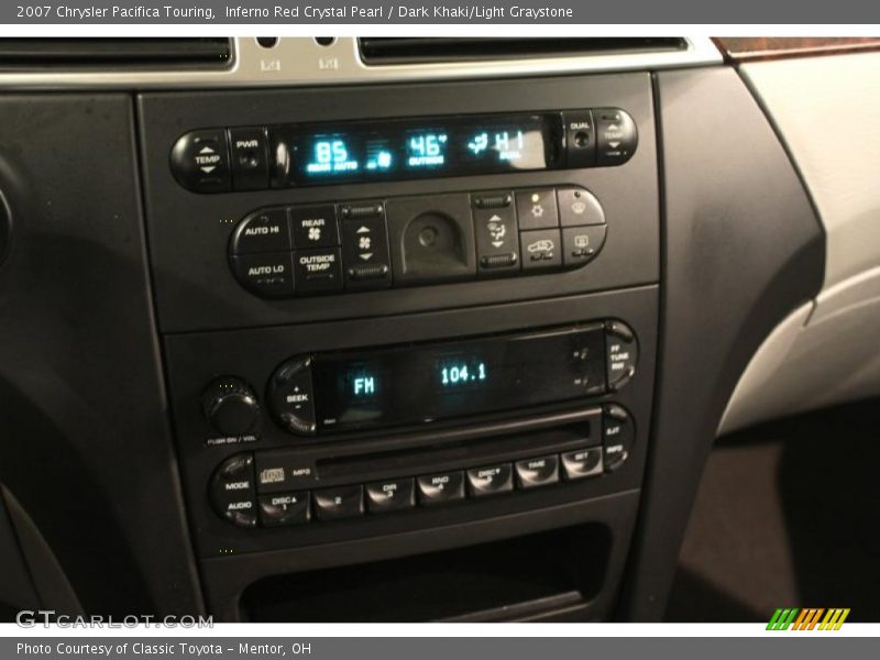 Inferno Red Crystal Pearl / Dark Khaki/Light Graystone 2007 Chrysler Pacifica Touring