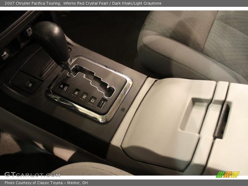 Inferno Red Crystal Pearl / Dark Khaki/Light Graystone 2007 Chrysler Pacifica Touring