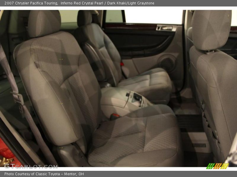 Inferno Red Crystal Pearl / Dark Khaki/Light Graystone 2007 Chrysler Pacifica Touring