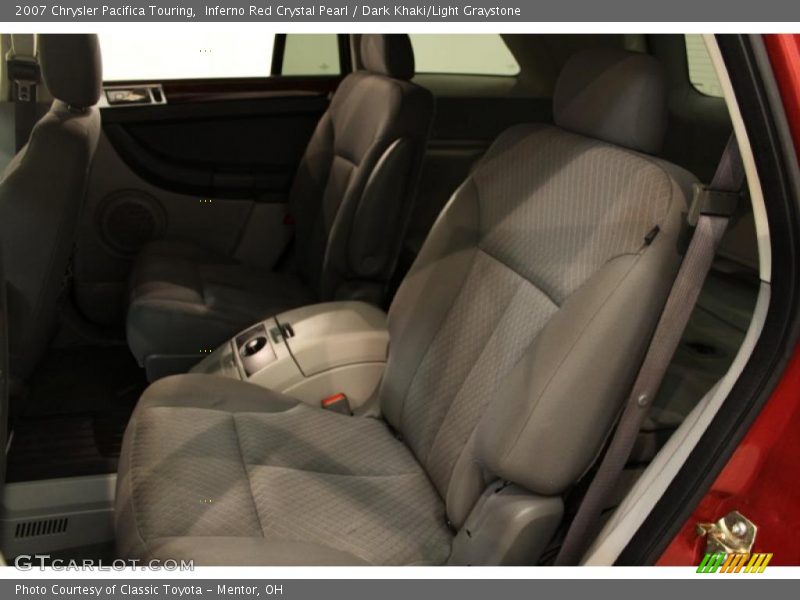Inferno Red Crystal Pearl / Dark Khaki/Light Graystone 2007 Chrysler Pacifica Touring