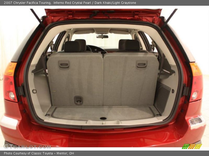 Inferno Red Crystal Pearl / Dark Khaki/Light Graystone 2007 Chrysler Pacifica Touring