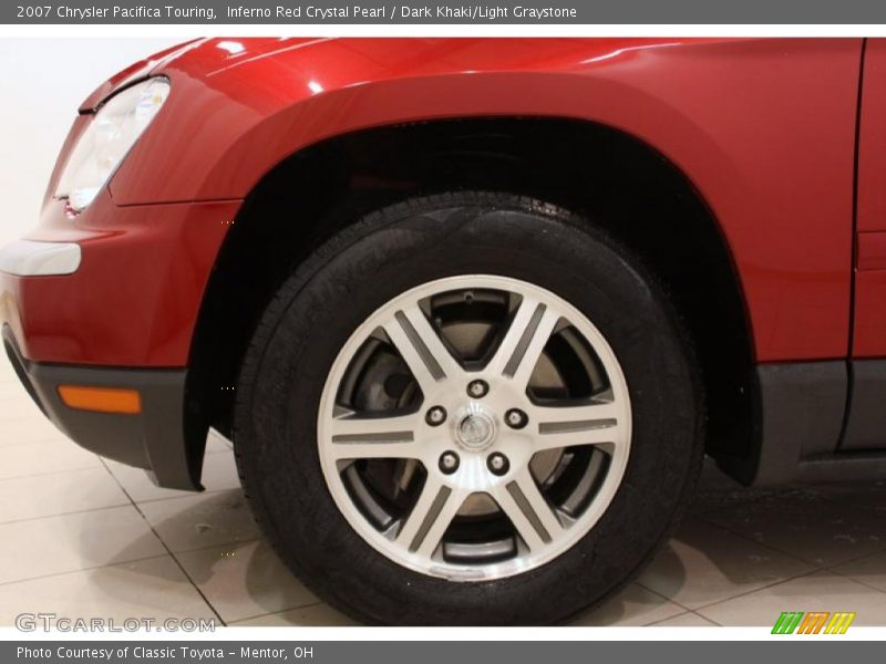 Inferno Red Crystal Pearl / Dark Khaki/Light Graystone 2007 Chrysler Pacifica Touring