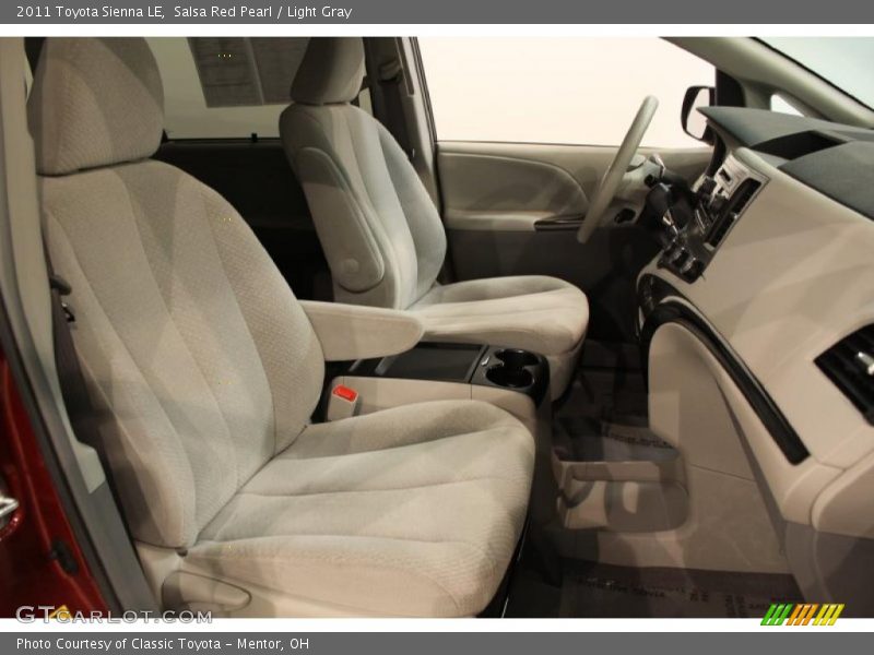 Salsa Red Pearl / Light Gray 2011 Toyota Sienna LE
