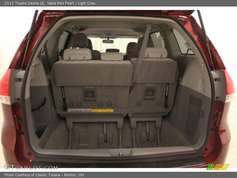 Salsa Red Pearl / Light Gray 2011 Toyota Sienna LE