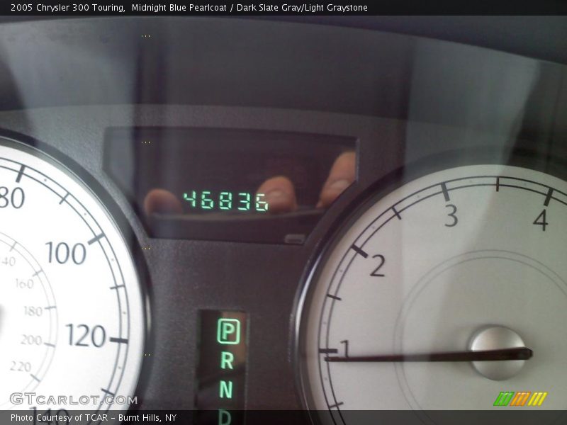 Midnight Blue Pearlcoat / Dark Slate Gray/Light Graystone 2005 Chrysler 300 Touring