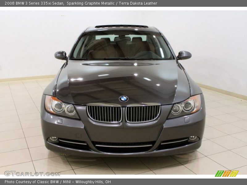 Sparkling Graphite Metallic / Terra Dakota Leather 2008 BMW 3 Series 335xi Sedan