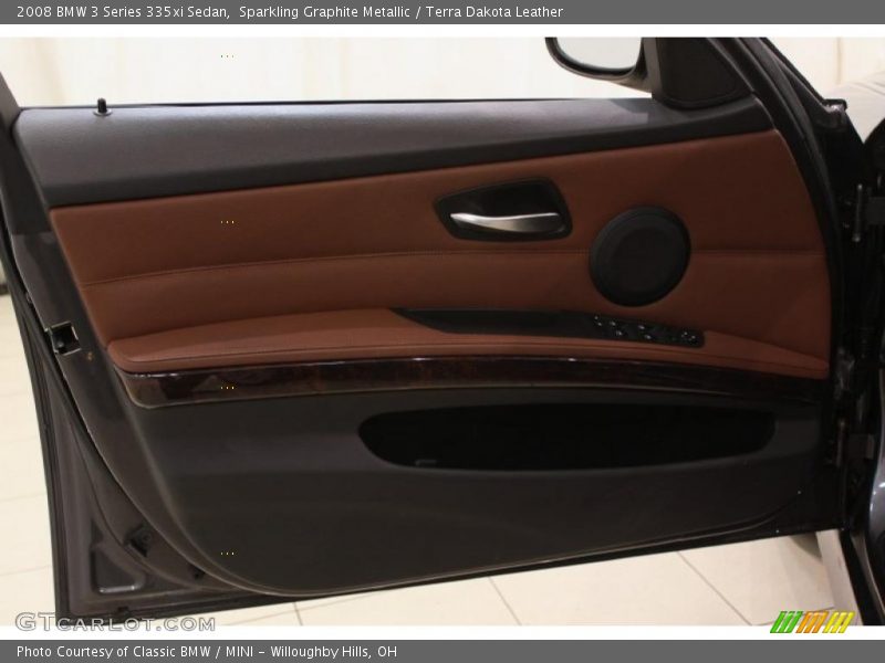 Sparkling Graphite Metallic / Terra Dakota Leather 2008 BMW 3 Series 335xi Sedan