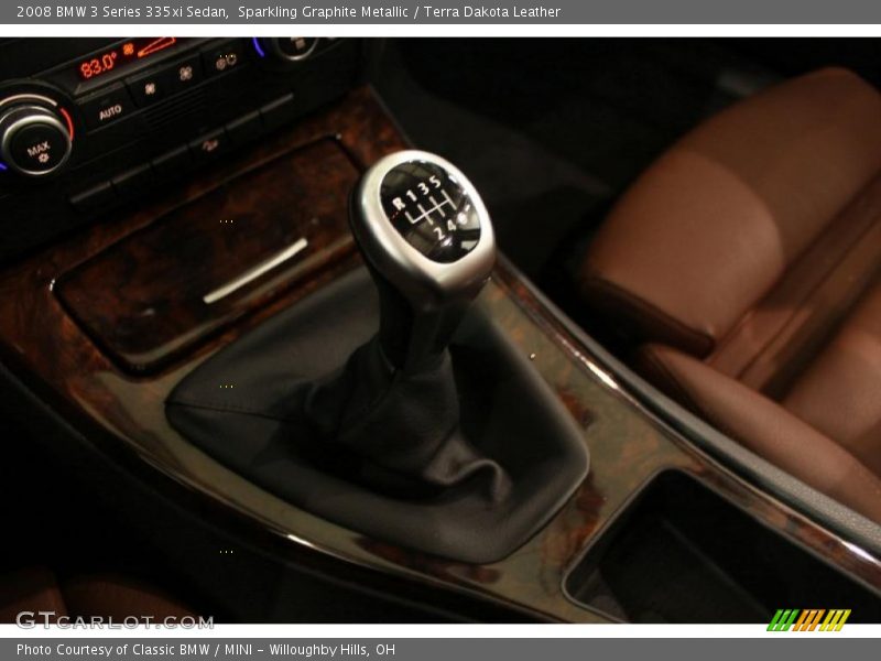 Sparkling Graphite Metallic / Terra Dakota Leather 2008 BMW 3 Series 335xi Sedan