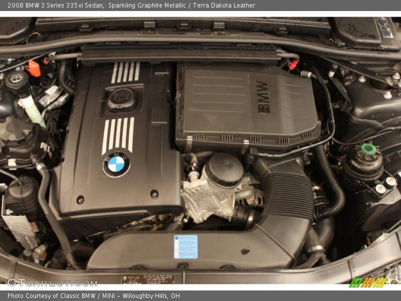 Sparkling Graphite Metallic / Terra Dakota Leather 2008 BMW 3 Series 335xi Sedan
