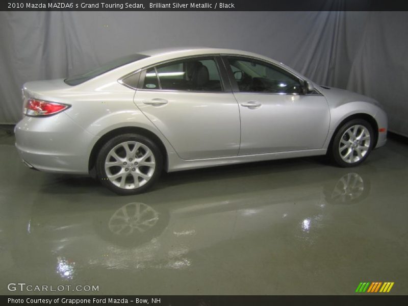 Brilliant Silver Metallic / Black 2010 Mazda MAZDA6 s Grand Touring Sedan