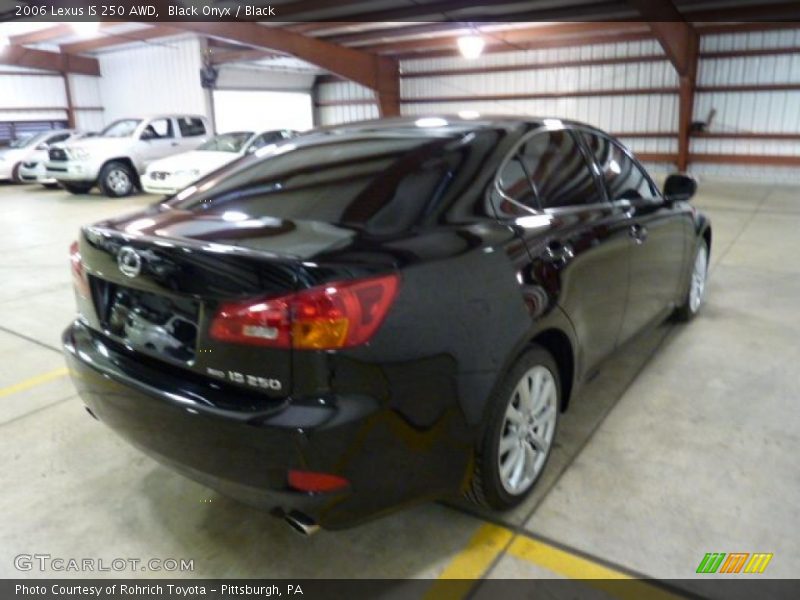 Black Onyx / Black 2006 Lexus IS 250 AWD