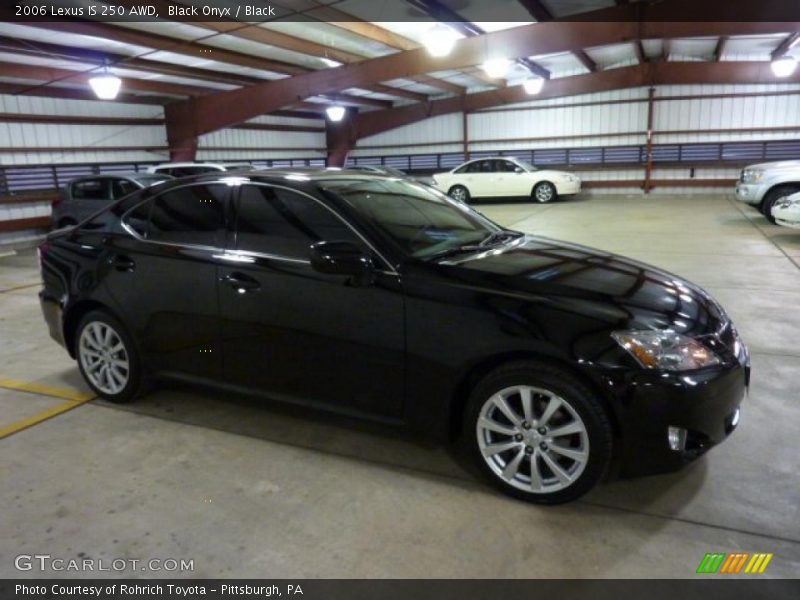 Black Onyx / Black 2006 Lexus IS 250 AWD