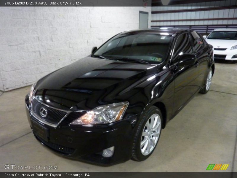 Black Onyx / Black 2006 Lexus IS 250 AWD