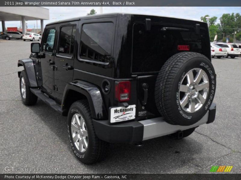 Black / Black 2011 Jeep Wrangler Unlimited Sahara 70th Anniversary 4x4