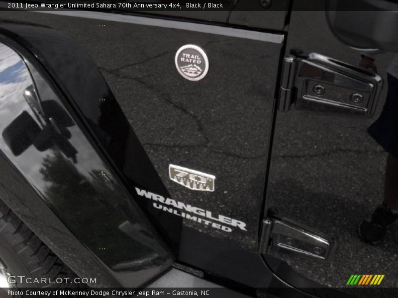 Black / Black 2011 Jeep Wrangler Unlimited Sahara 70th Anniversary 4x4