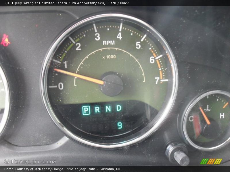 Black / Black 2011 Jeep Wrangler Unlimited Sahara 70th Anniversary 4x4
