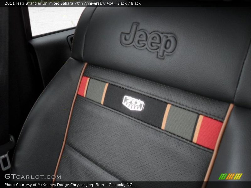 Black / Black 2011 Jeep Wrangler Unlimited Sahara 70th Anniversary 4x4