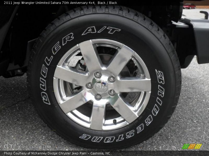 Black / Black 2011 Jeep Wrangler Unlimited Sahara 70th Anniversary 4x4