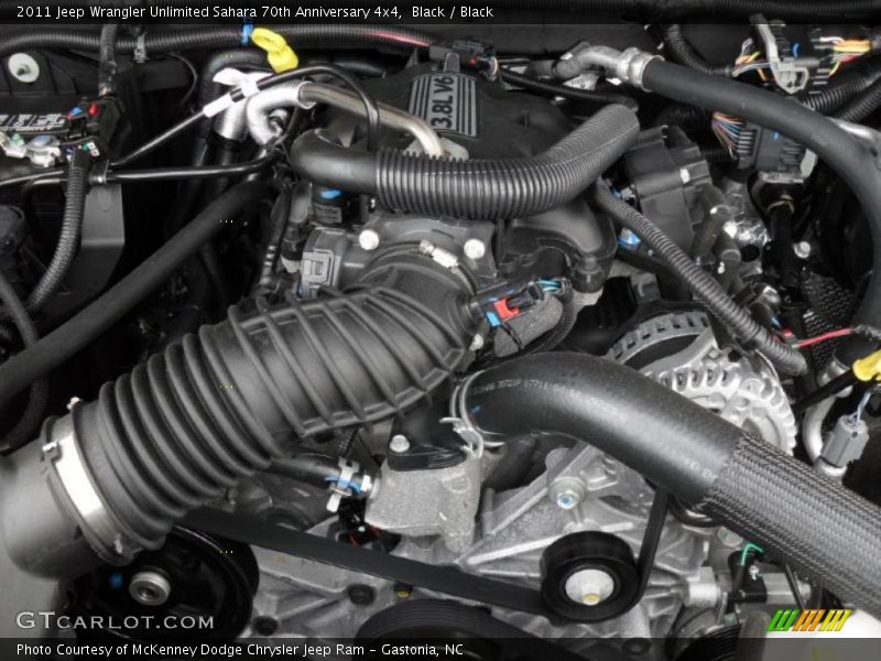  2011 Wrangler Unlimited Sahara 70th Anniversary 4x4 Engine - 3.8 Liter OHV 12-Valve V6