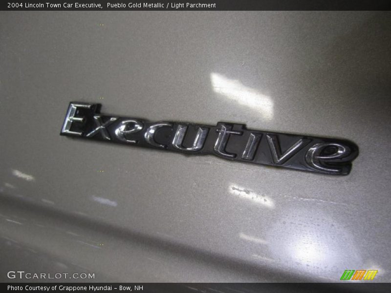 Pueblo Gold Metallic / Light Parchment 2004 Lincoln Town Car Executive