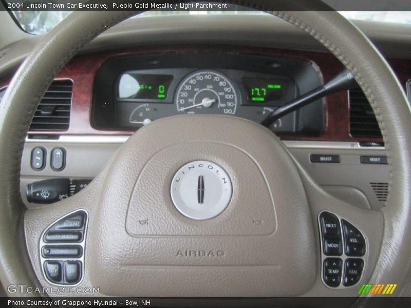 Pueblo Gold Metallic / Light Parchment 2004 Lincoln Town Car Executive